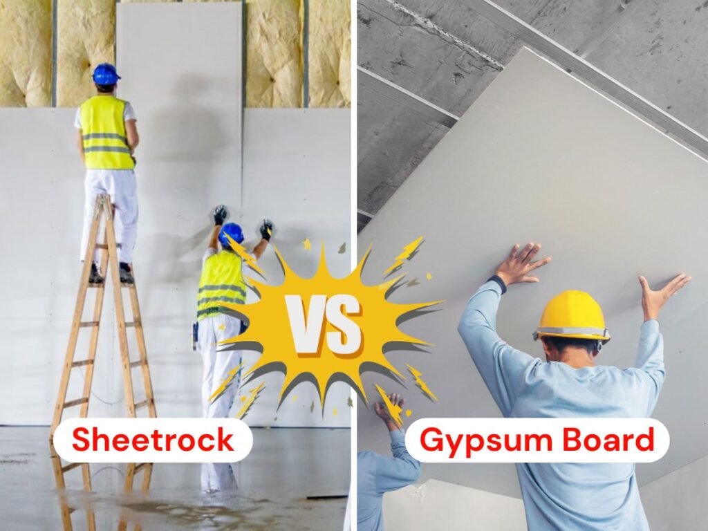 Sheetrock vs Gypsum Board