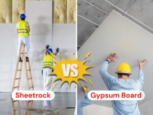 Sheetrock vs Gypsum Board